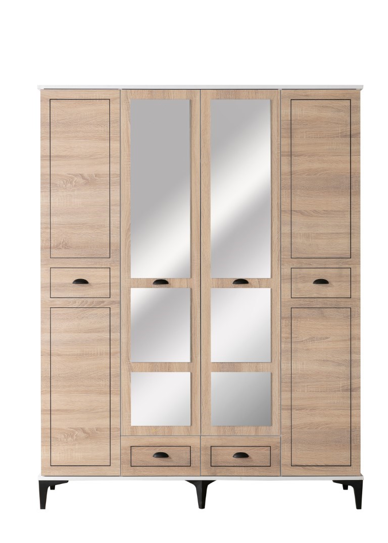 MELODİ 4 LÜ GARDROP (SONOMO)